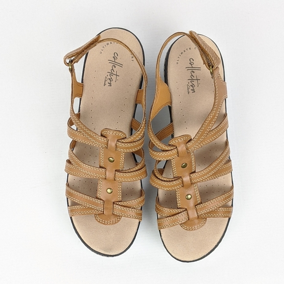 clarks delana curve wedge sandal